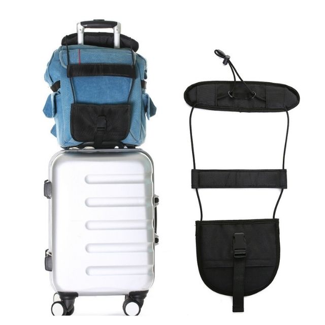 Travel bagasie koffer nylon elastiese verstelbare gordel bungee -band (ESG11037)