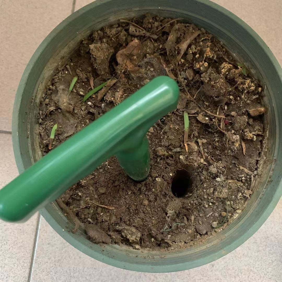 Oorplantende dibber plantgreep grond breër handwerktuig (ESG18412)