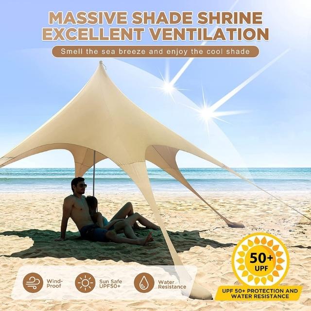 Easy Pop Up Beach Tent Canopy Sun Shade (ESG20274)